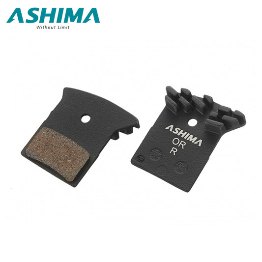 Ashima Disc Brake Pad w/ Cooling Fins AT0107-OR-A