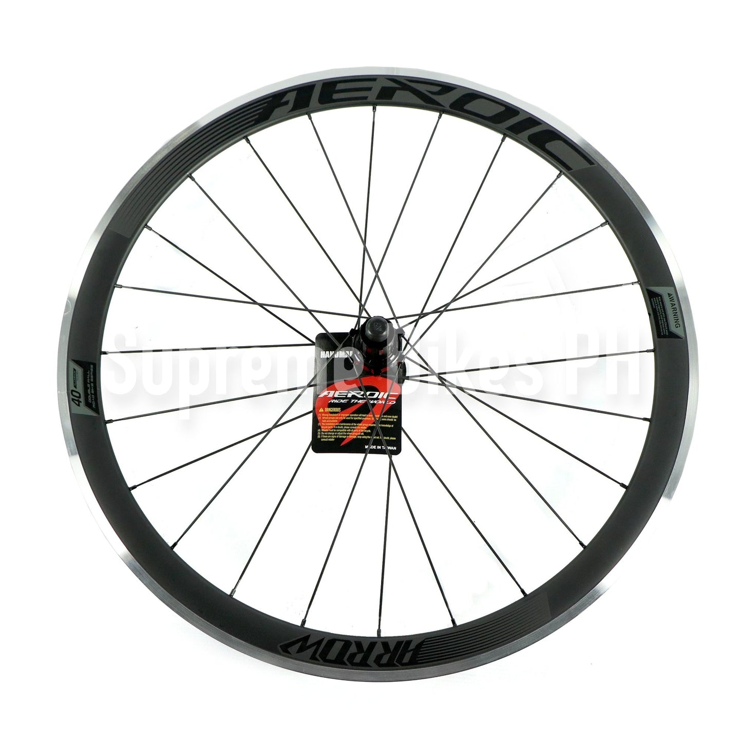 Aeroic Arrow 40 Caliper 700c Rim Brake Road Bike Wheelset HG Hub Pillar Aero Spokes Straightpull