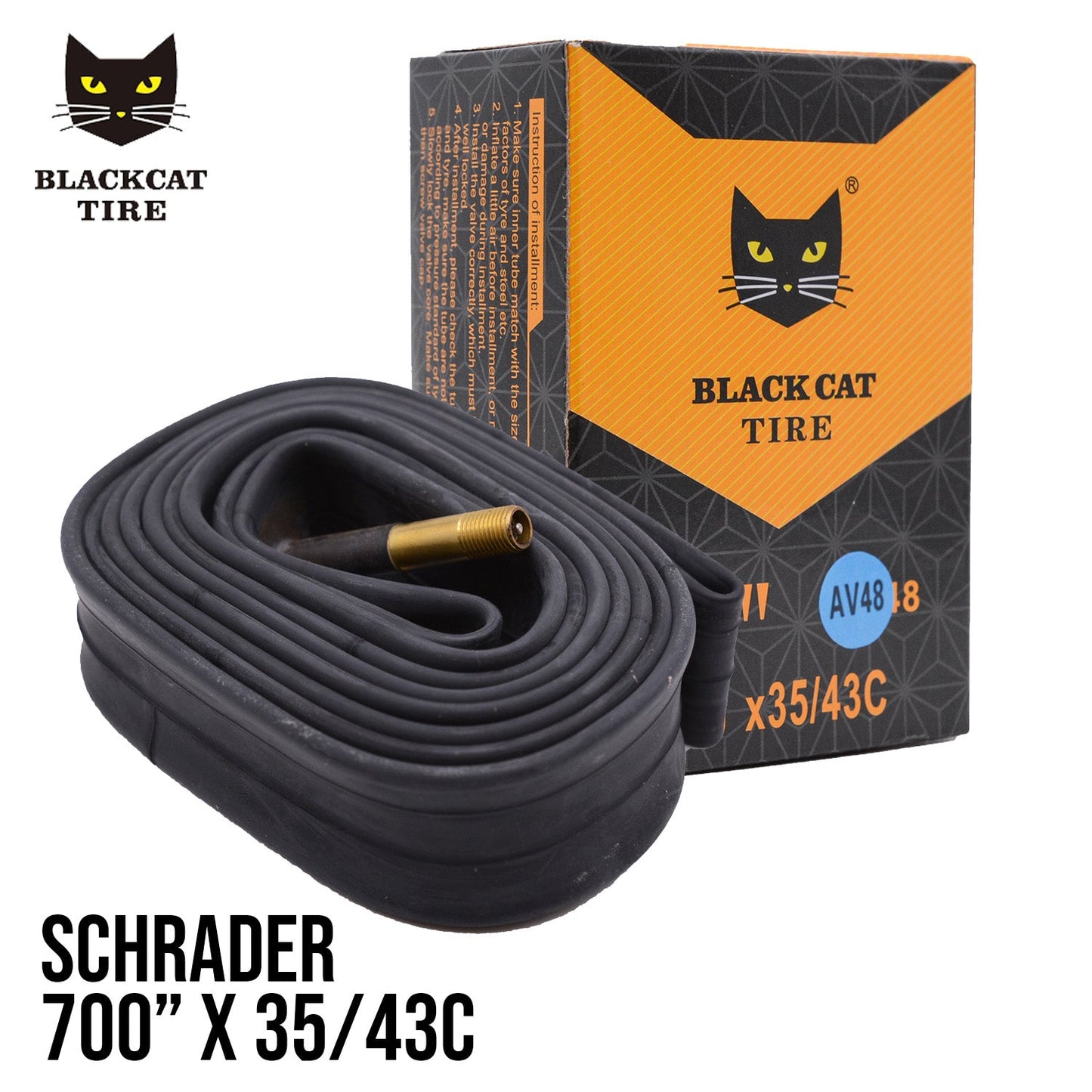 Black Cat Inner Tube 700x35/43c