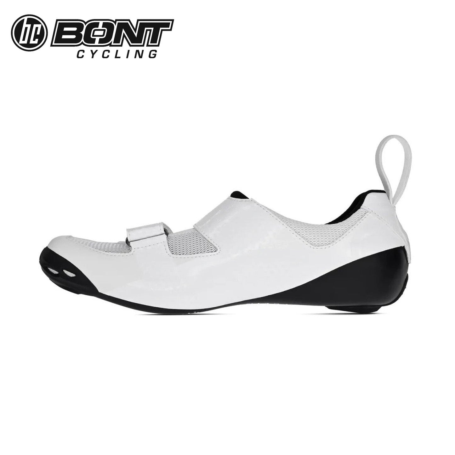 Bont Riot TR+ Carbon Composite Triathlon Road Cycling Shoes - White ...