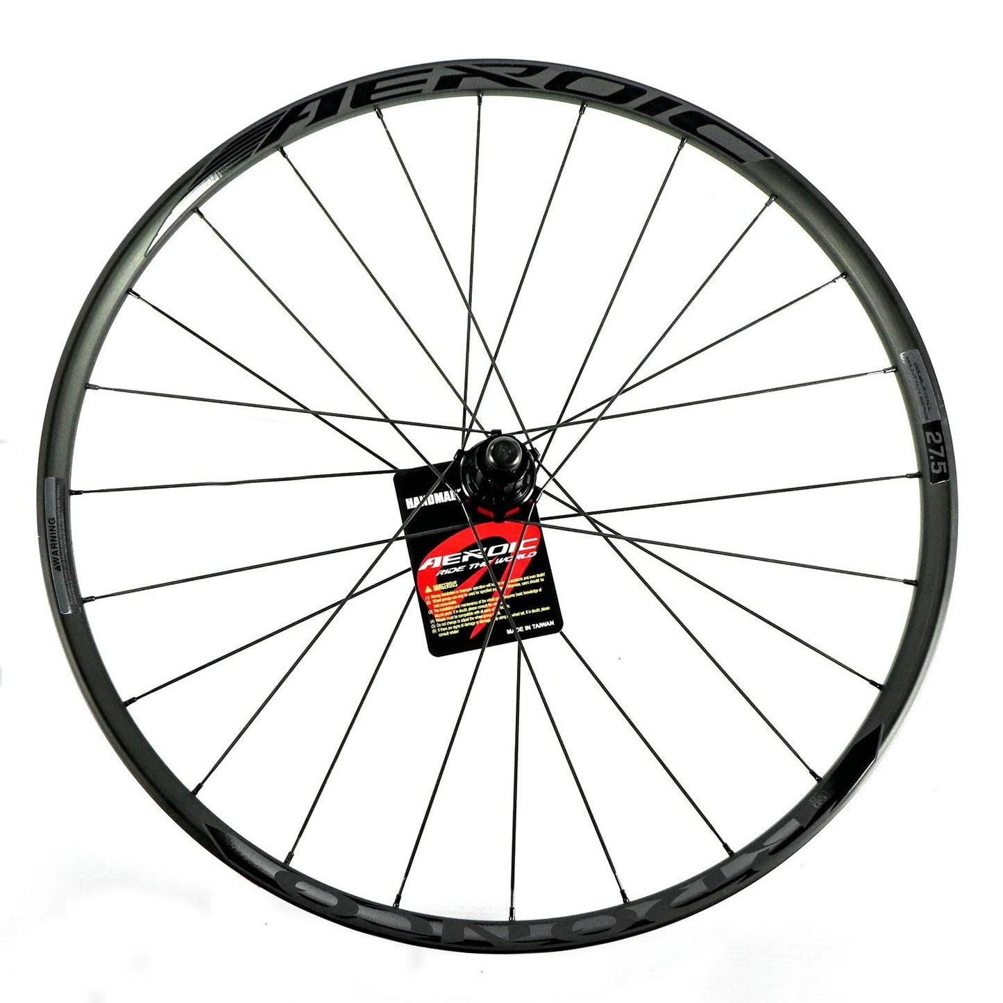 Aeroic Bronco 27.5 MTB / 650b Gravel Wheelset HG Hub Pillar Aero Spokes Straightpull QR/TA