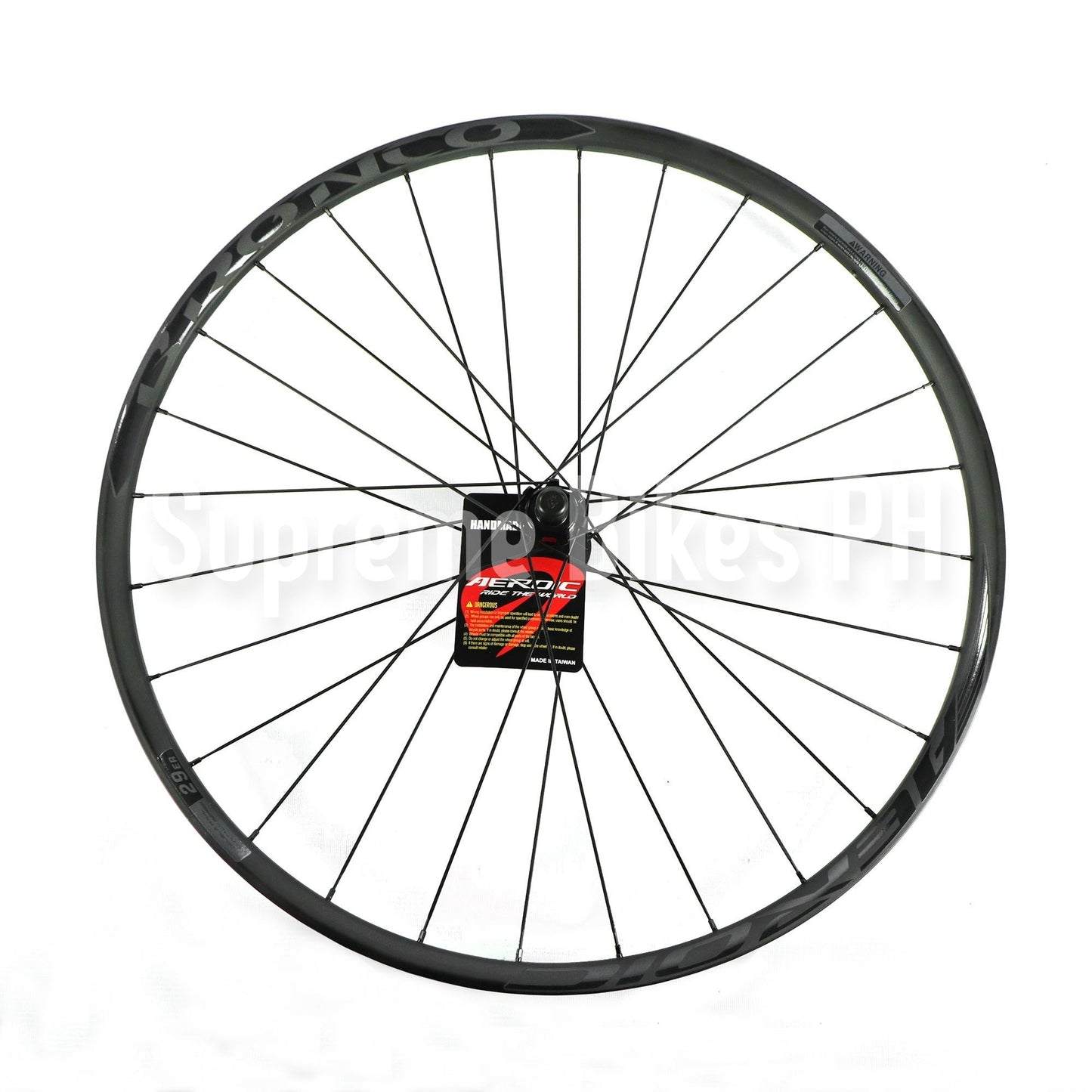 Aeroic Bronco 29" MTB / Gravel Wheelset HG Hub Pillar Aero Spokes Straightpull QR / TA