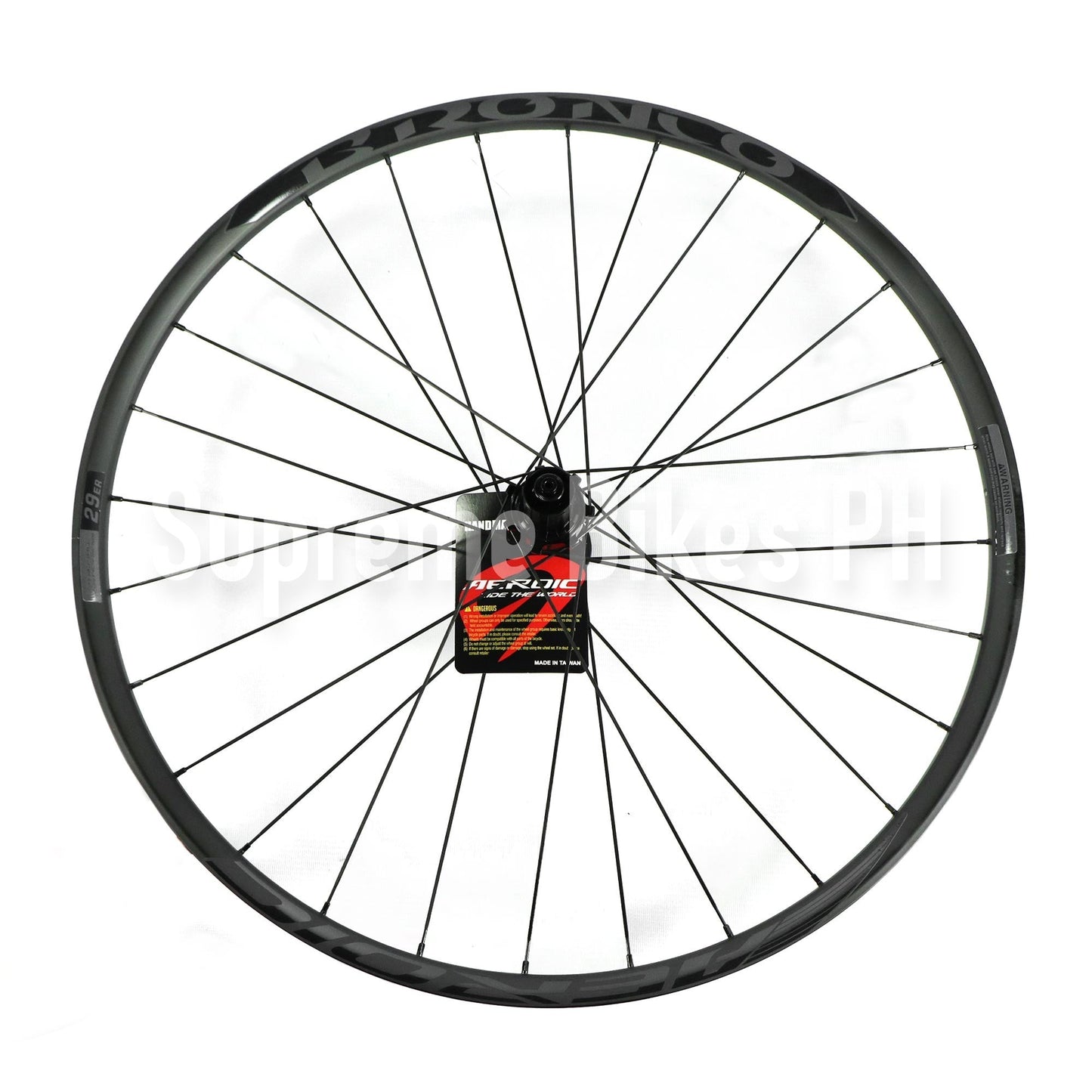 Aeroic Bronco 29" MTB / Gravel Wheelset HG Hub Pillar Aero Spokes Straightpull QR / TA