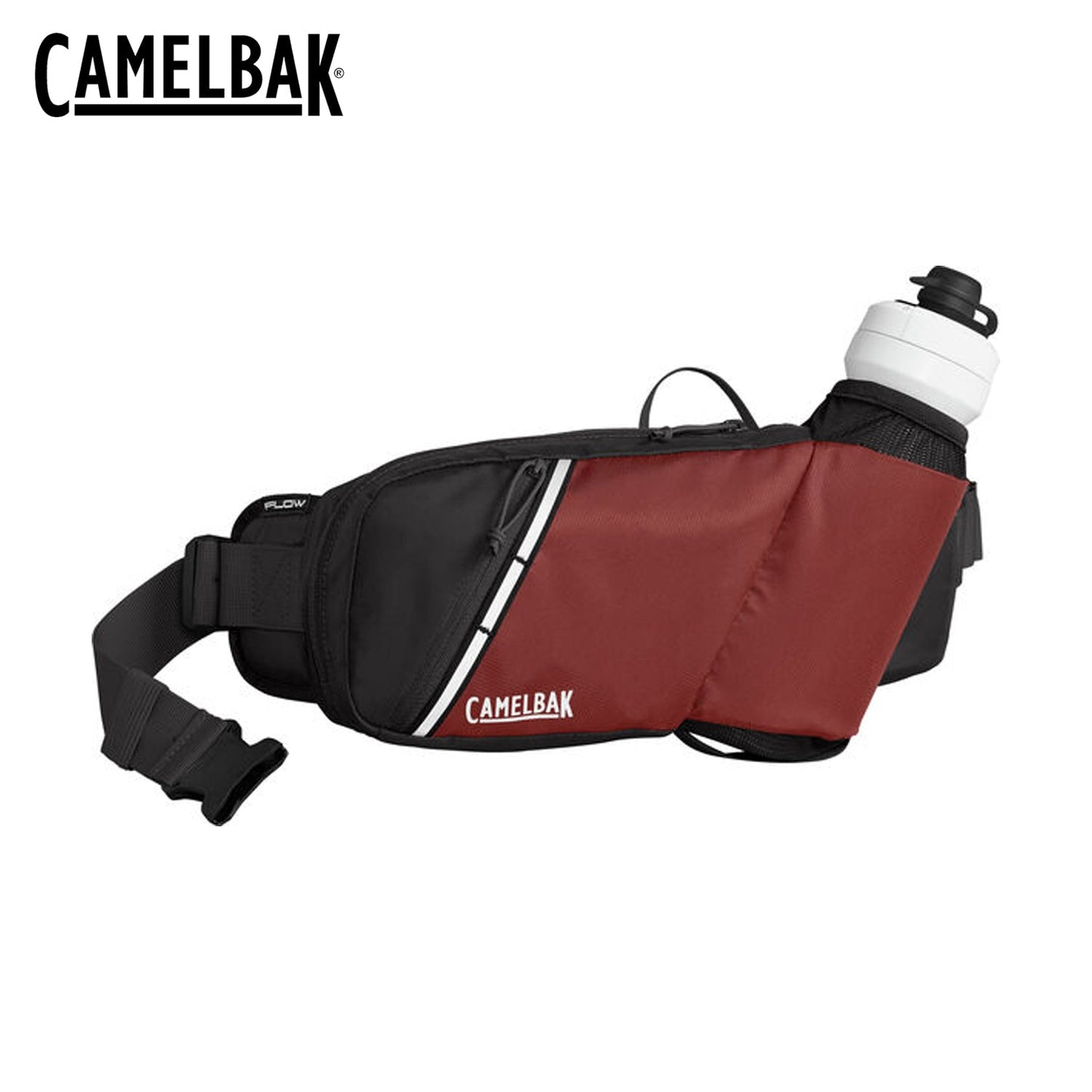 CamelBak Podium Flow Belt 21 21oz Hydration Belt - Fired Brick/Black