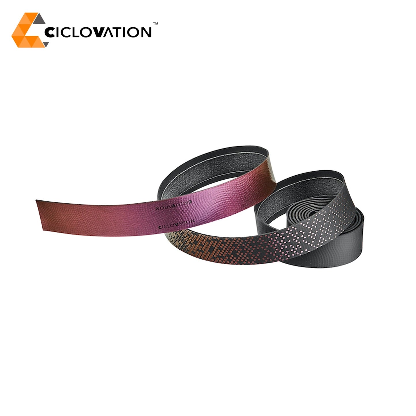 Ciclovation Premium Leather Touch Chameleon Bar Tape - Phoenix Red