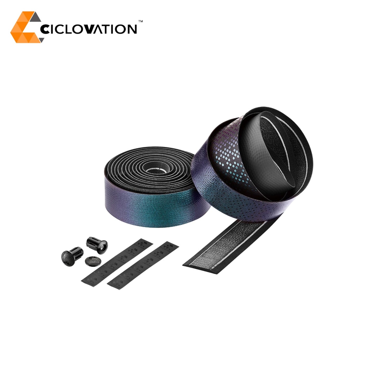 Ciclovation Premium Leather Touch Chameleon Bar Tape - Violet Purple