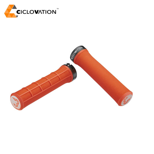 Ciclovation Trail Spike Conical Grip - Energetic Orange