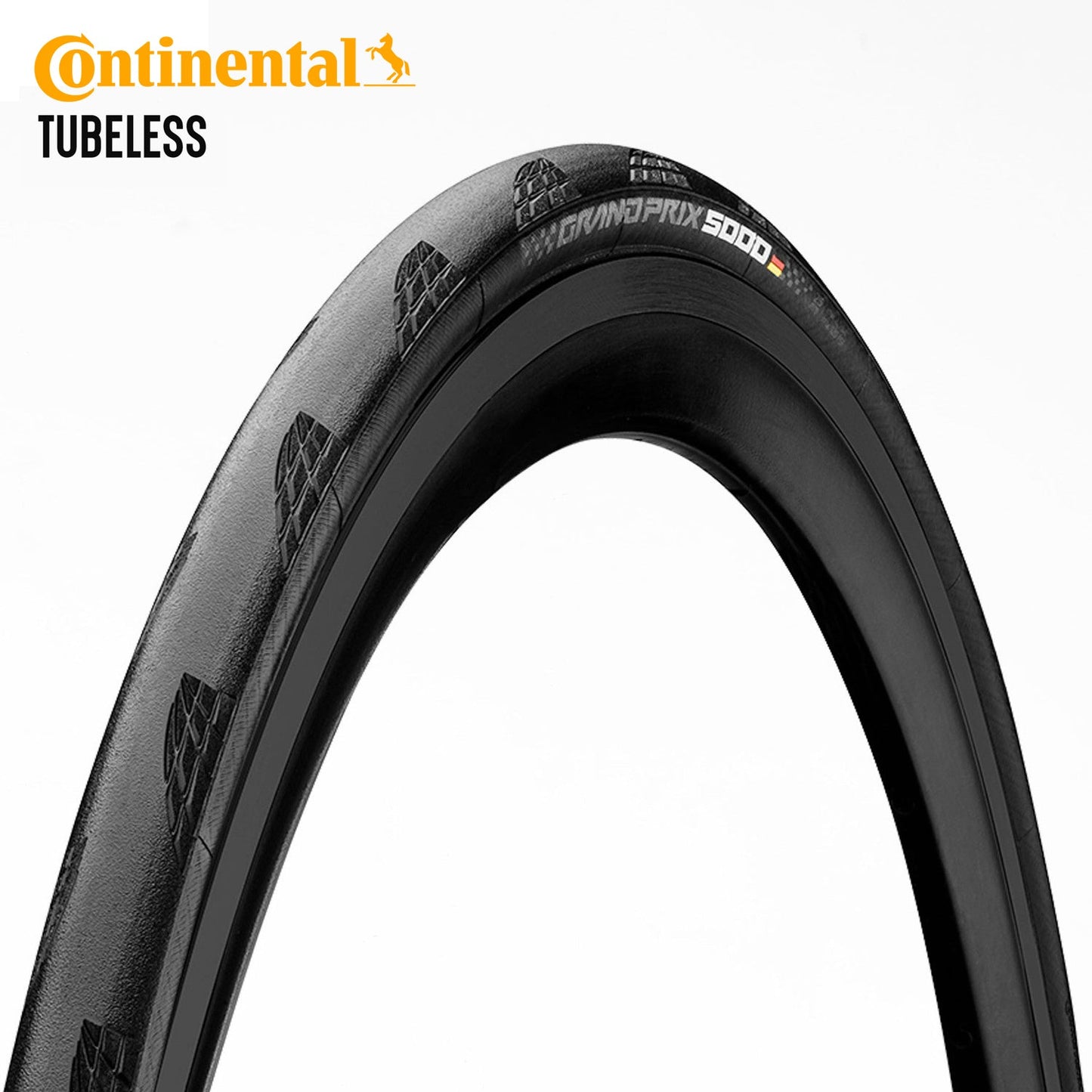 Continental Grand Prix 5000 Tubeless (GP5000 TL) Road Bike Tire 650 - Black