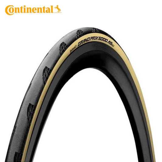 Continental Grand Prix 5000 (GP5000) AS TR Road Bike Tire Tubeless Ready - Cream Wall