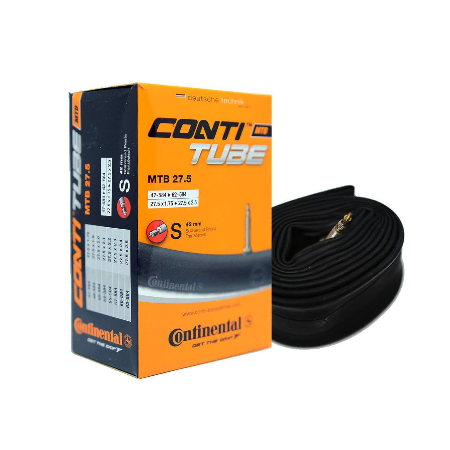 Continental Conti-Tube Inner Tube for MTB Bikes 27.5