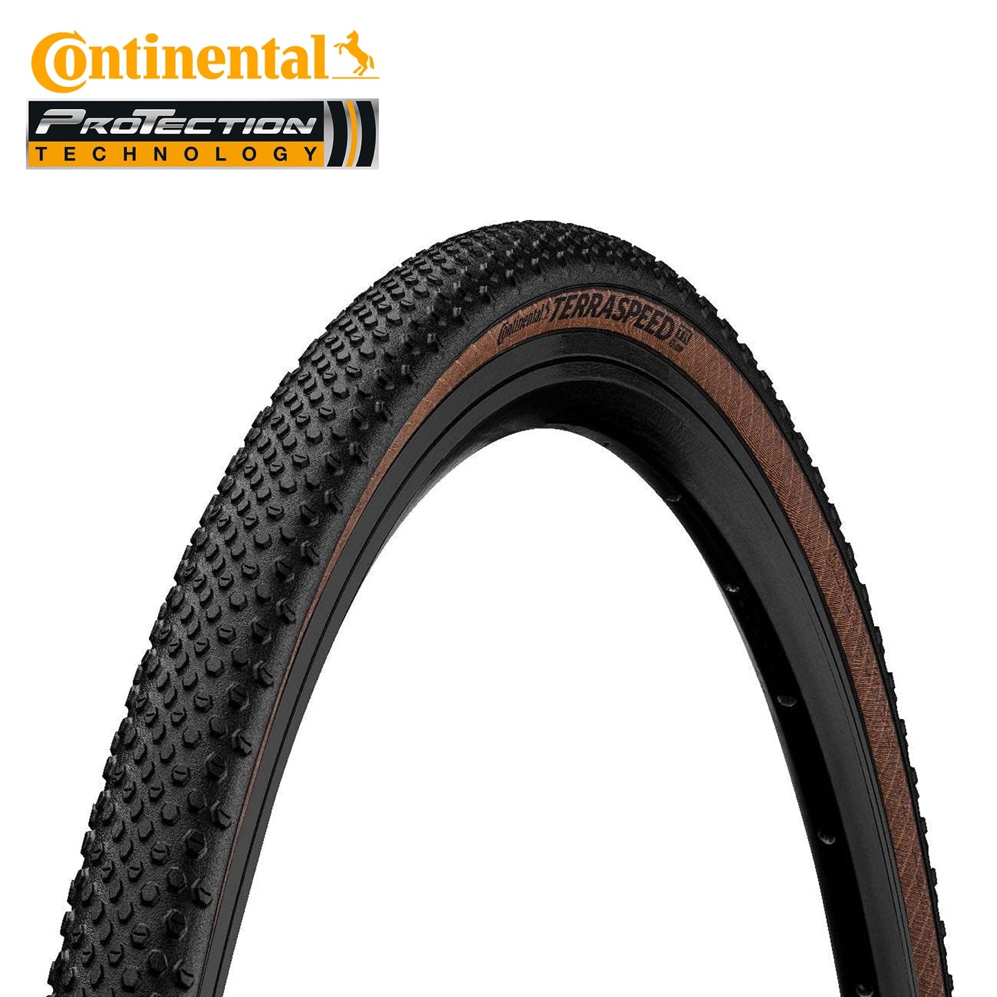 Continental Terra Trail Gravel Tire Tubeless Ready ProTection 700c - Tan Wall