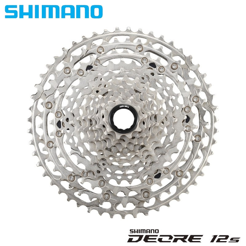 Shimano Deore CS-M6100 12-Speed MTB Cassette Sprocket Microspline - Silver