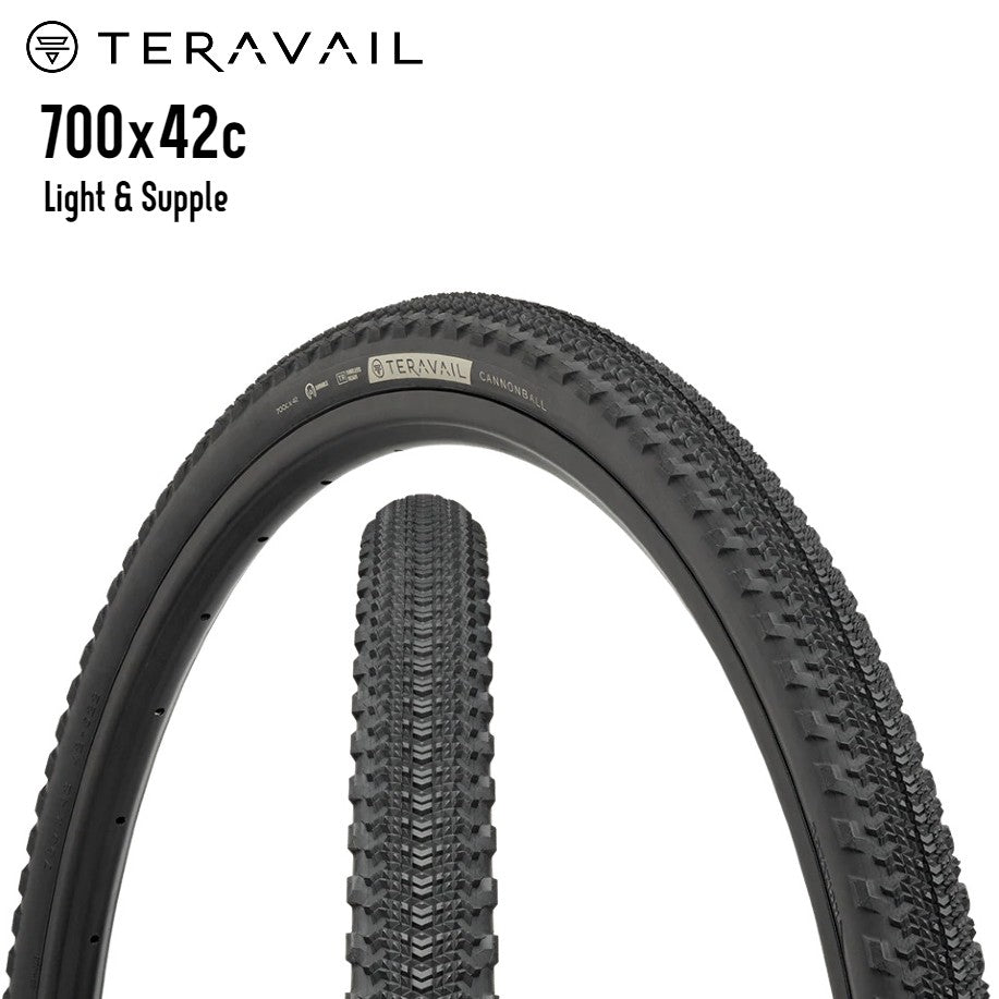 Teravail Cannonball Gravel Bike Tire - Black