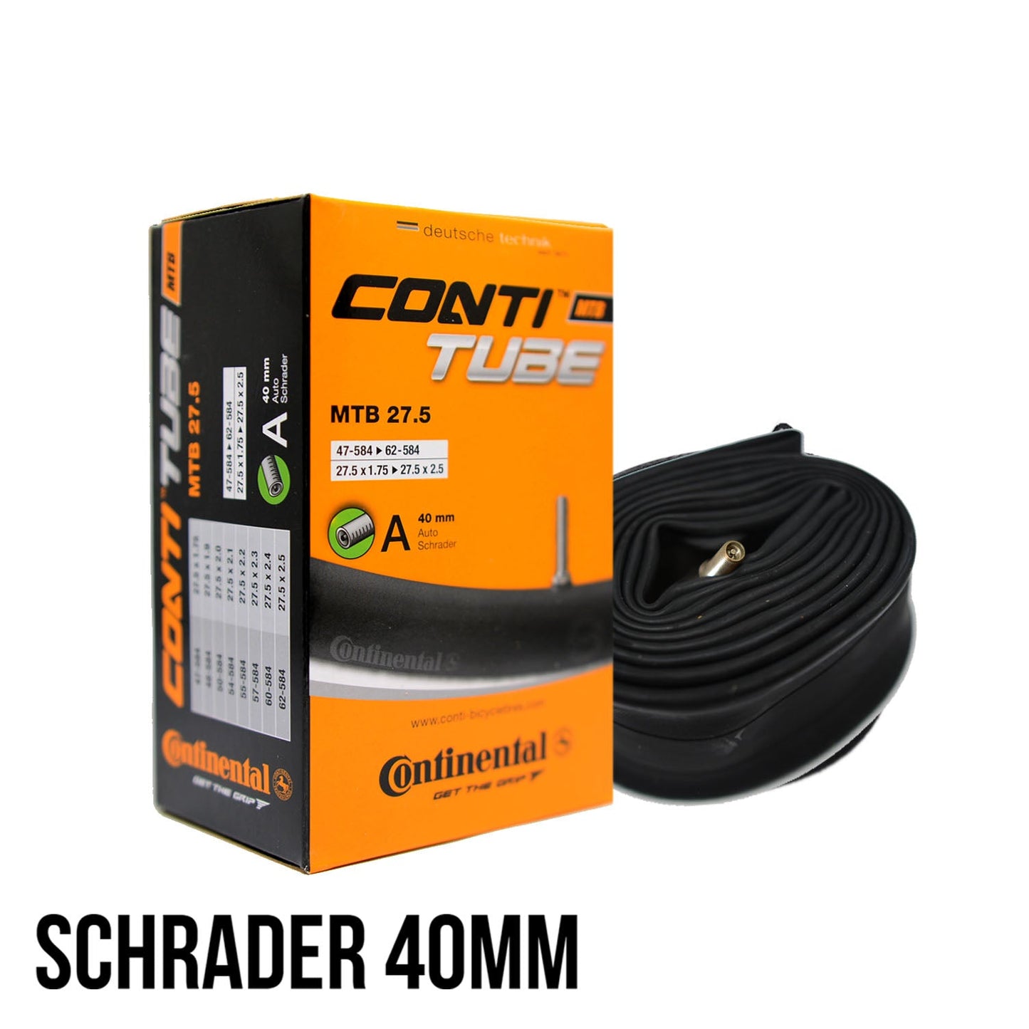 Continental Conti-Tube Inner Tube for MTB Bikes 27.5