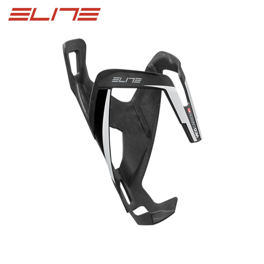 Elite Vico Carbon Bottle Cage - Black/White Graphics