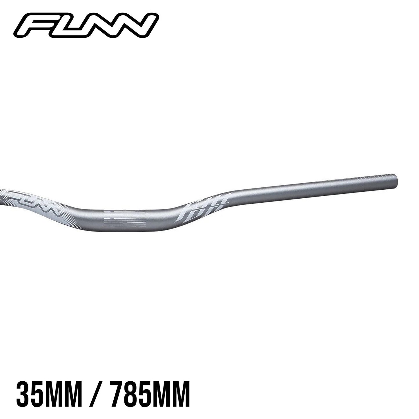 Funn Full On Aluminum MTB Handlebar - Blast Grey