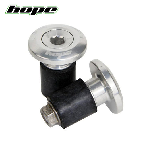 Hope Tech Grip Doctor Bar End Plugs - Silver