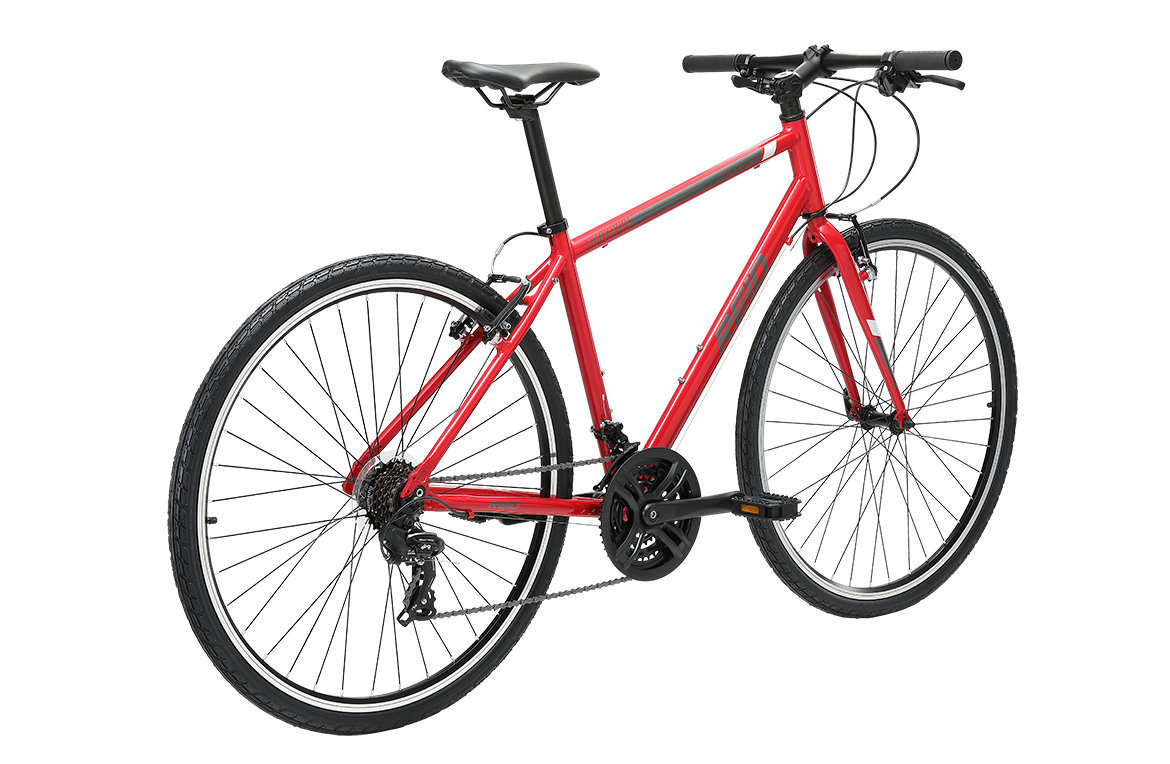 Reid Transit Commuter Hybrid Bike - Red