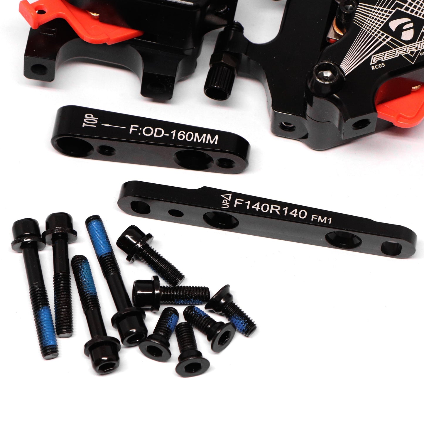 Ferrino Road Cable-Actuated Hydraulic Brakes (Caliper Only) - Black