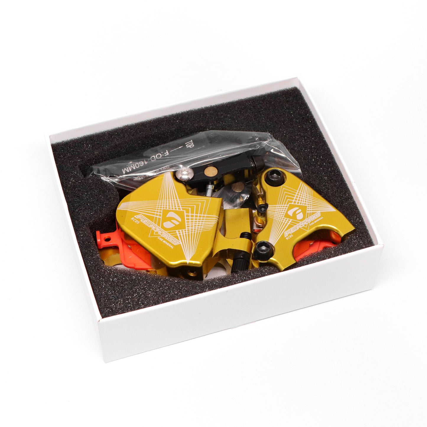 Ferrino Road Cable-Actuated Hydraulic Brakes (Caliper Only) - Gold