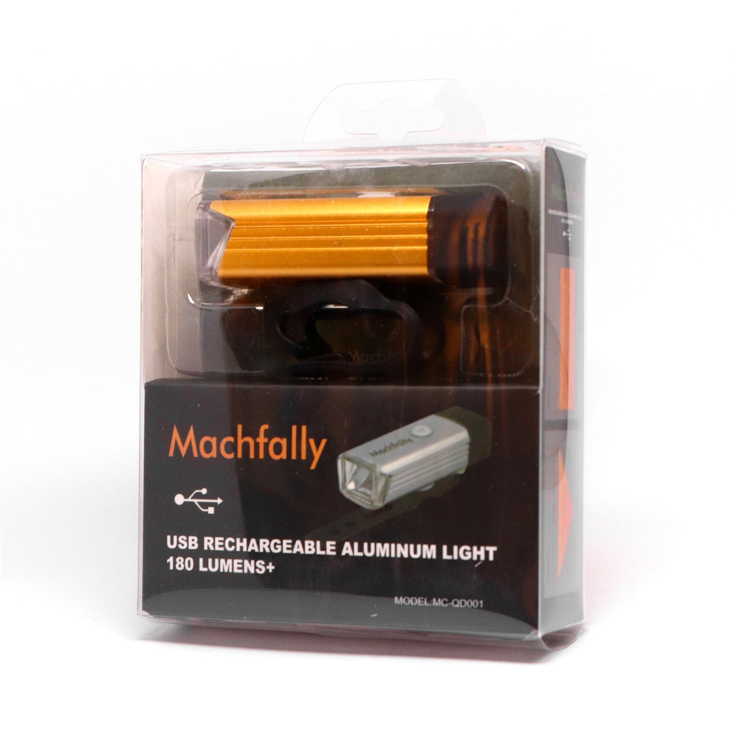 Machfally Front Light 180 Lumens Rechargeable - Gold