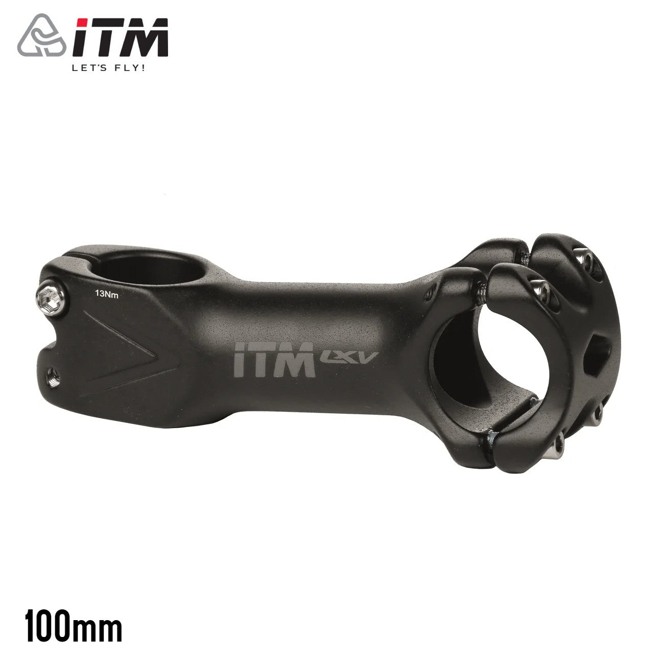 ITM LXV Bike Stem Alloy - Black