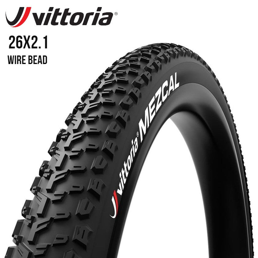 Vittoria Mezcal MTB XC Tire (Wire Bead) 26er - Black