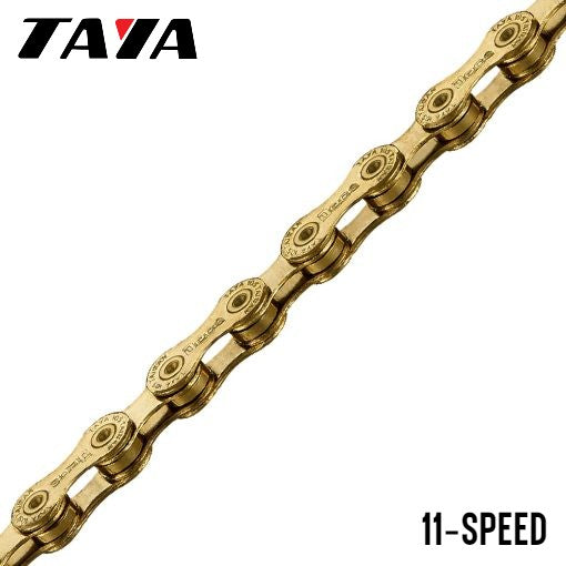 Taya ONZE-11 Bike Chain 11-Speed 120 Links - Gold