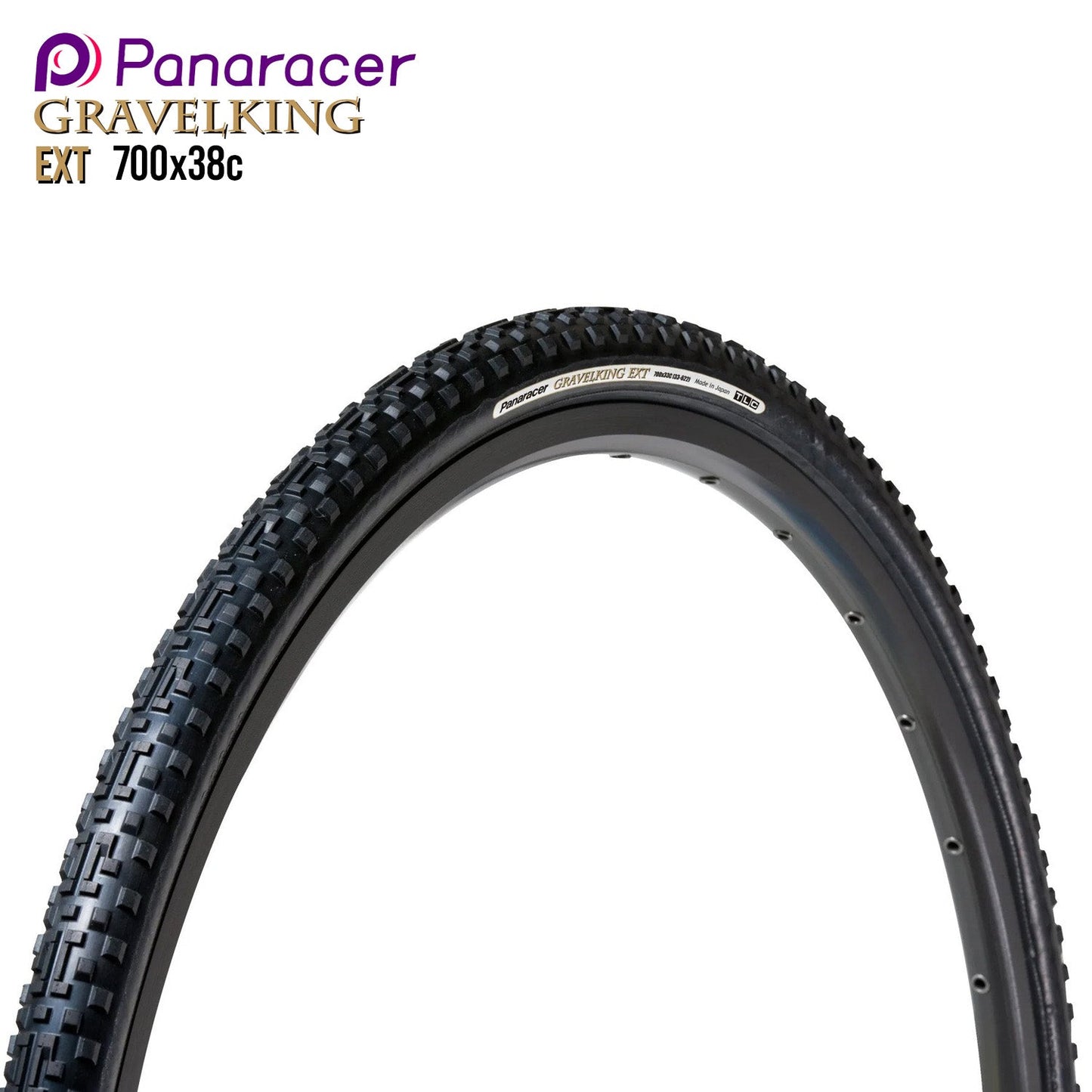 Panaracer GravelKing Ext Folding Gravel Tire - Black