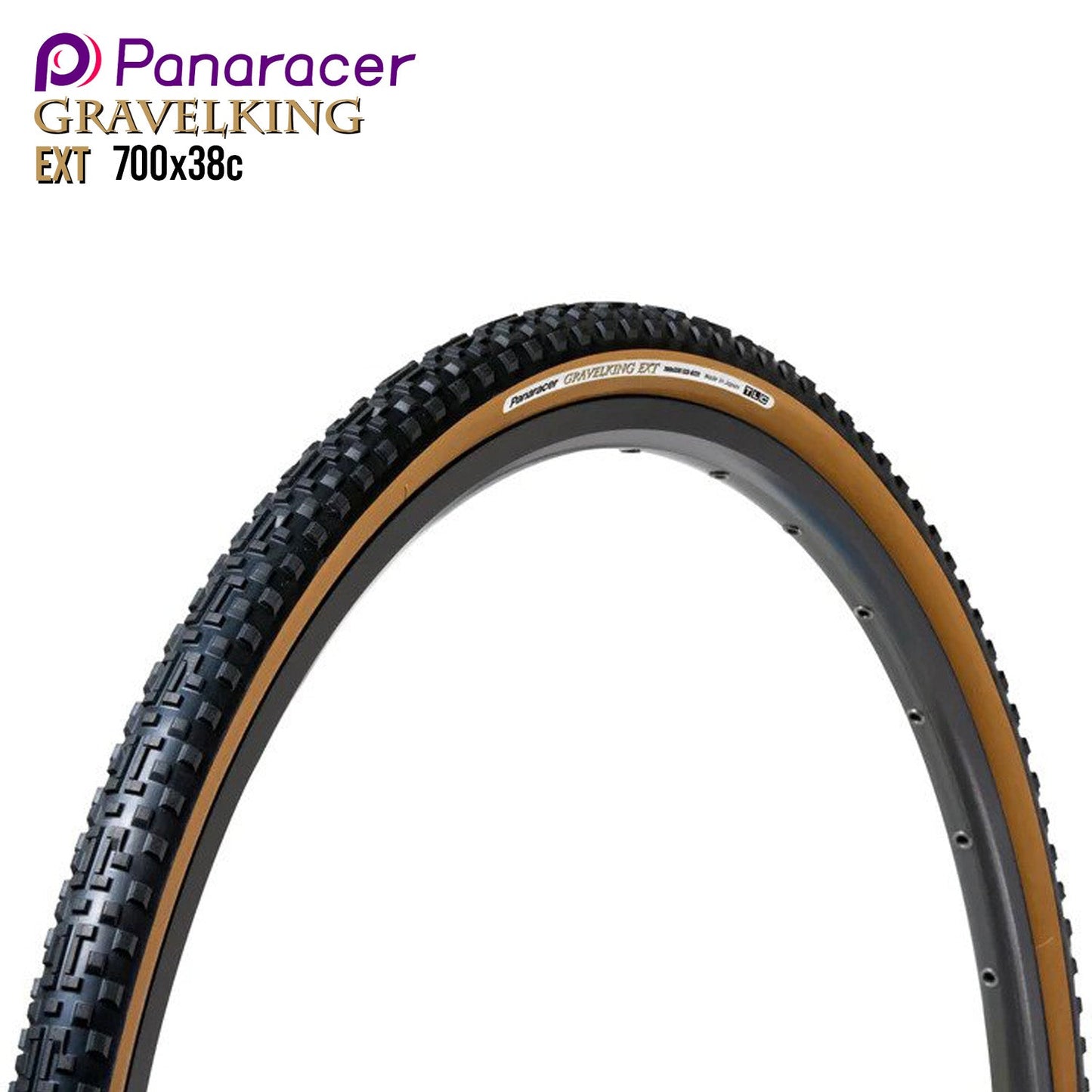 Panaracer GravelKing Ext Folding Gravel Tire - Tan