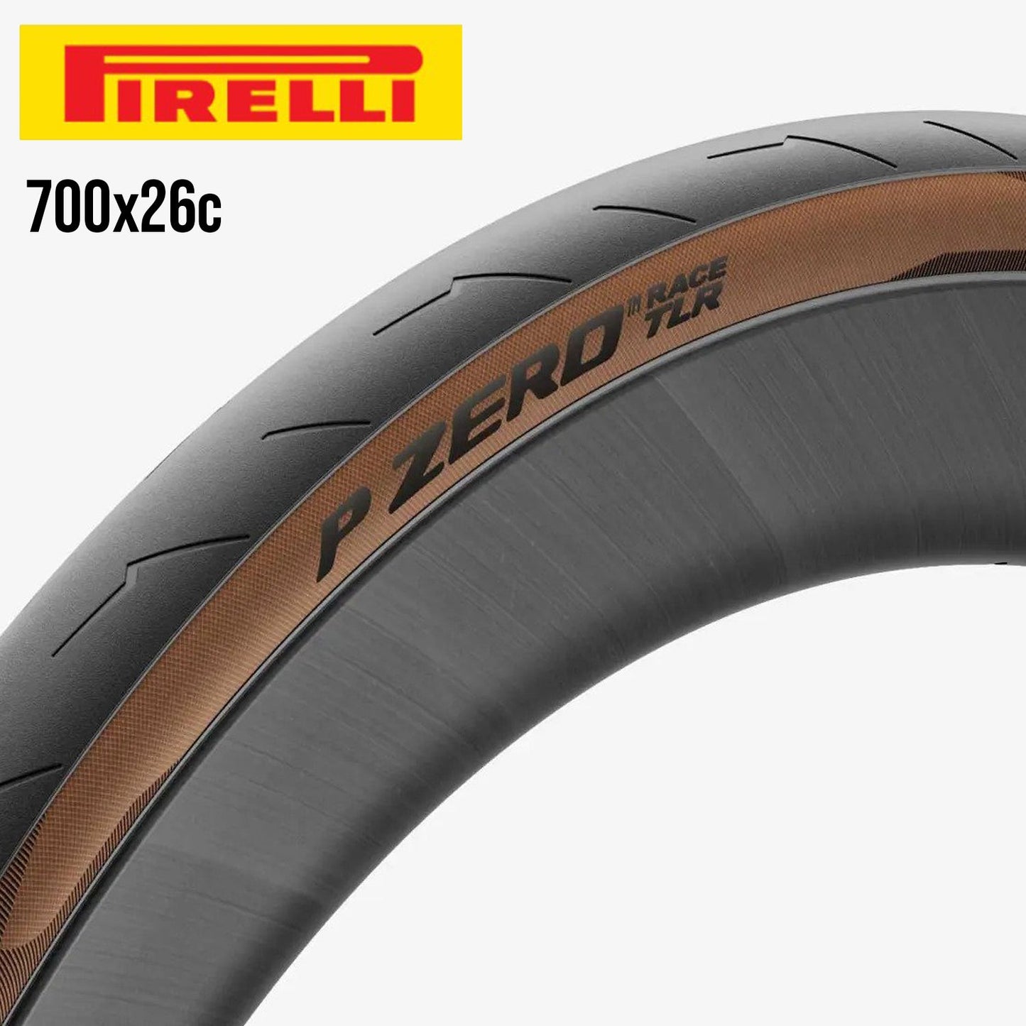 Pirelli P ZERO Race TLR Classic 700 Tubeless Bike Tire SmartEVO - Tan