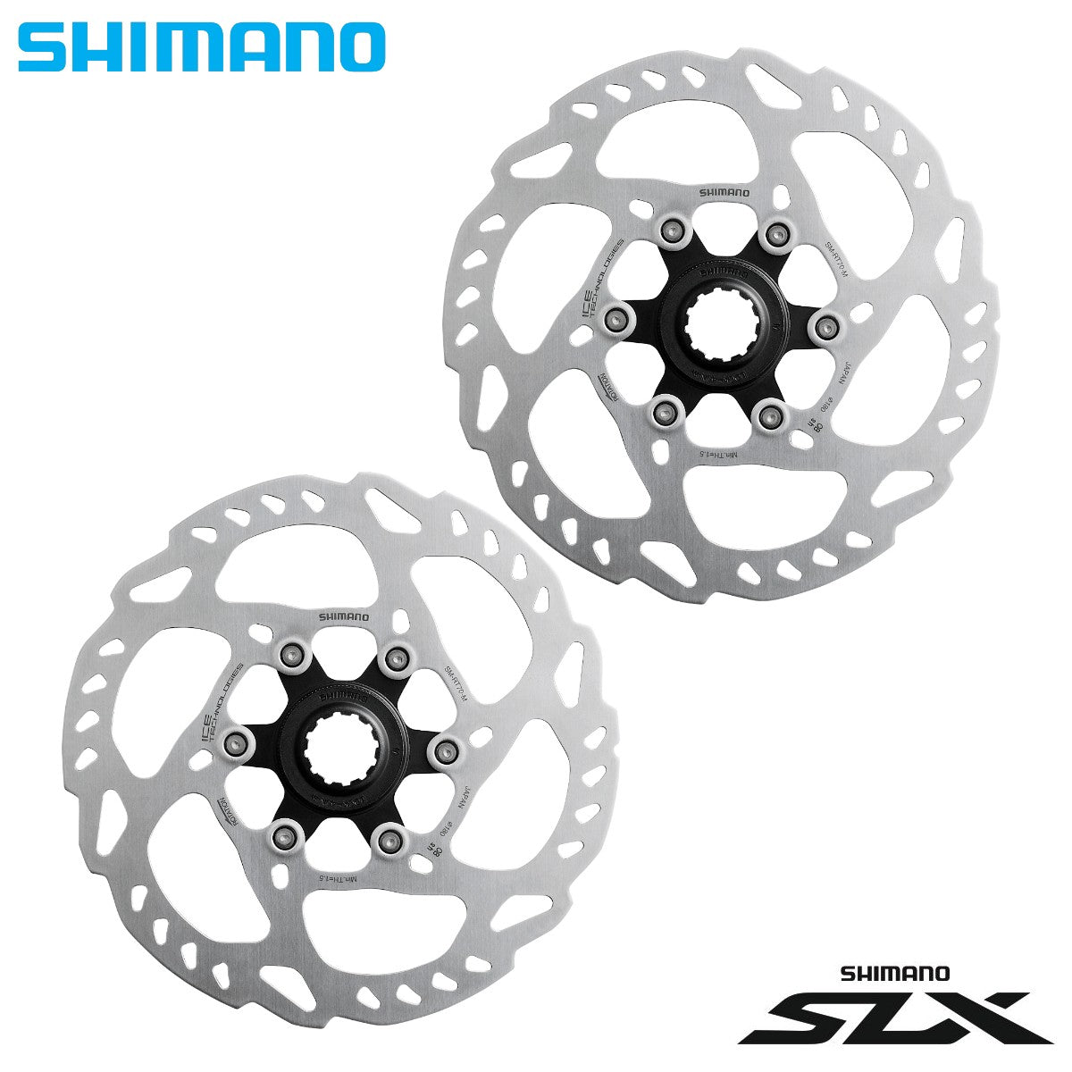 Shimano SLX RT70 Disc Brake Rotor Centerlock 180mm Set