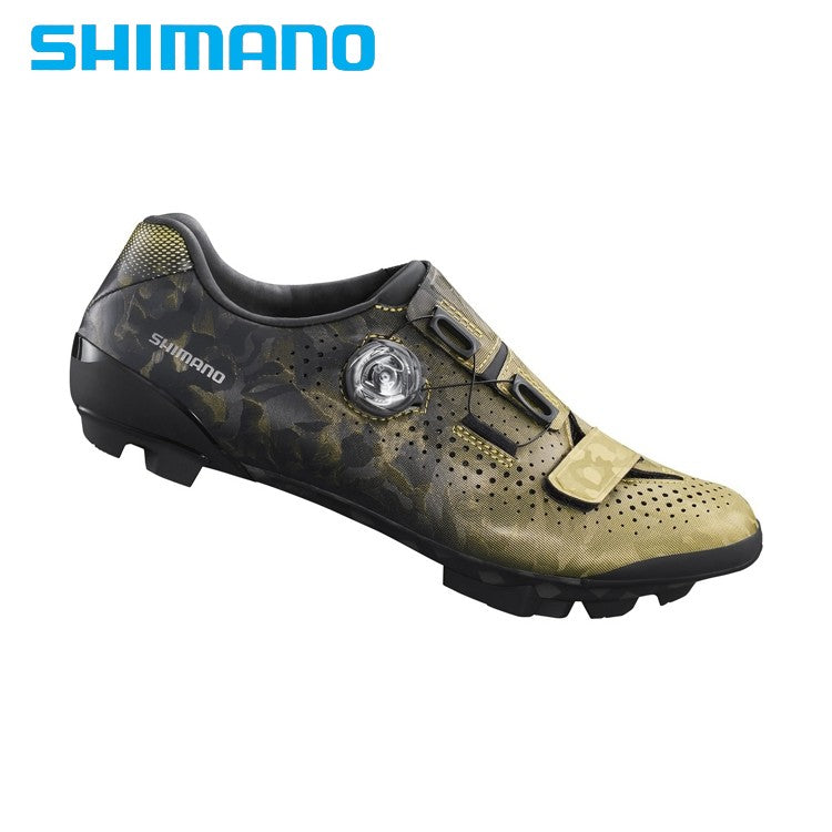 Shimano RX8 Women's Gravel / MTB Carbon Composite Bike Shoes SPD - Yellow Gold