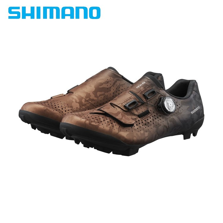 Shimano RX8 Gravel / MTB Carbon Composite Bike Shoes SPD - Bronze