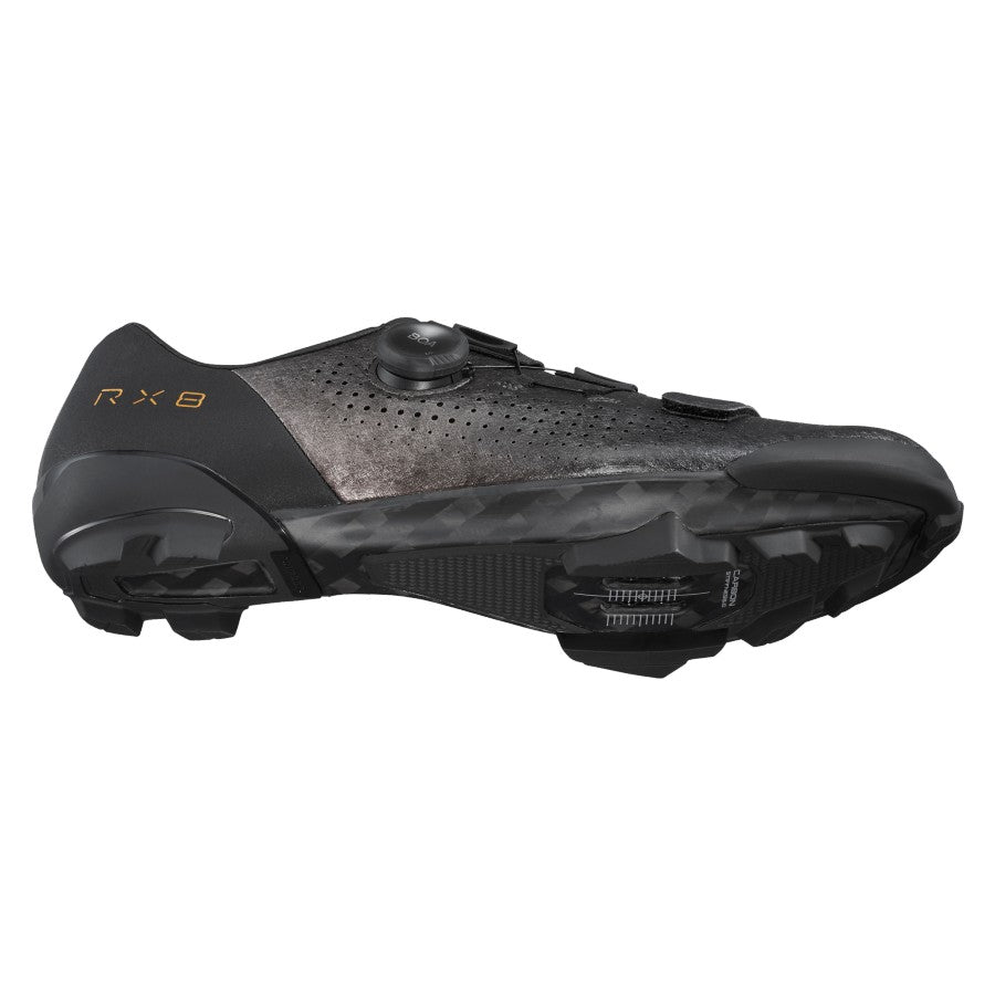 Shimano RX8 Gravel / MTB Carbon Composite Bike Shoes SPD BOA LI2 (SH-RX801) - Black