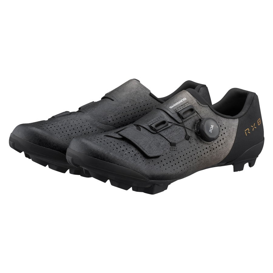 Shimano RX8 Gravel / MTB Carbon Composite Bike Shoes SPD BOA LI2 (SH-RX801) - Black