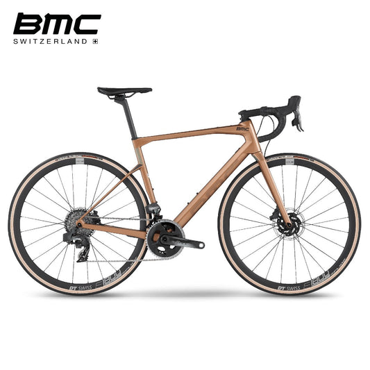 BMC RoadMachine Two Carbon Fibre Endurance Road Bike SRAM Force eTap AXS - Brown