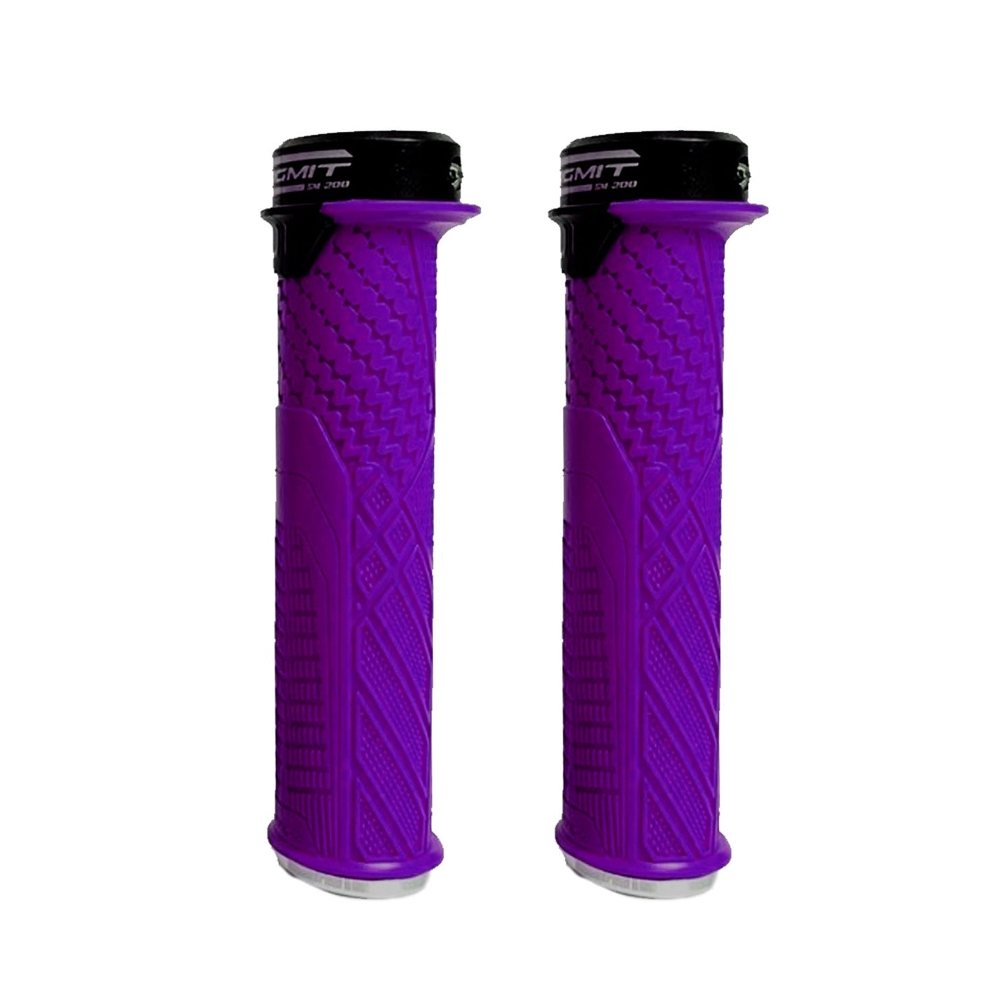 Sagmit SM-300 Bike Grips Anti-Slip Single Lock 125mm - Purple