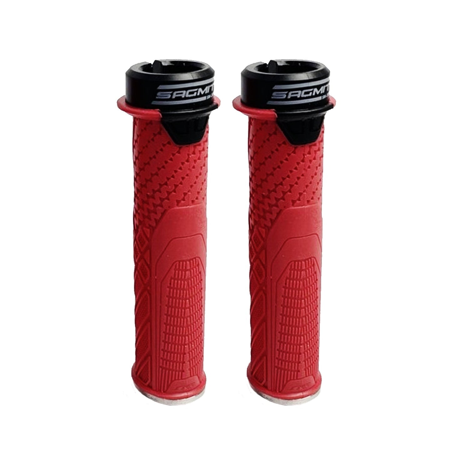 Sagmit SM-300 Bike Grips Anti-Slip Single Lock 125mm - Red