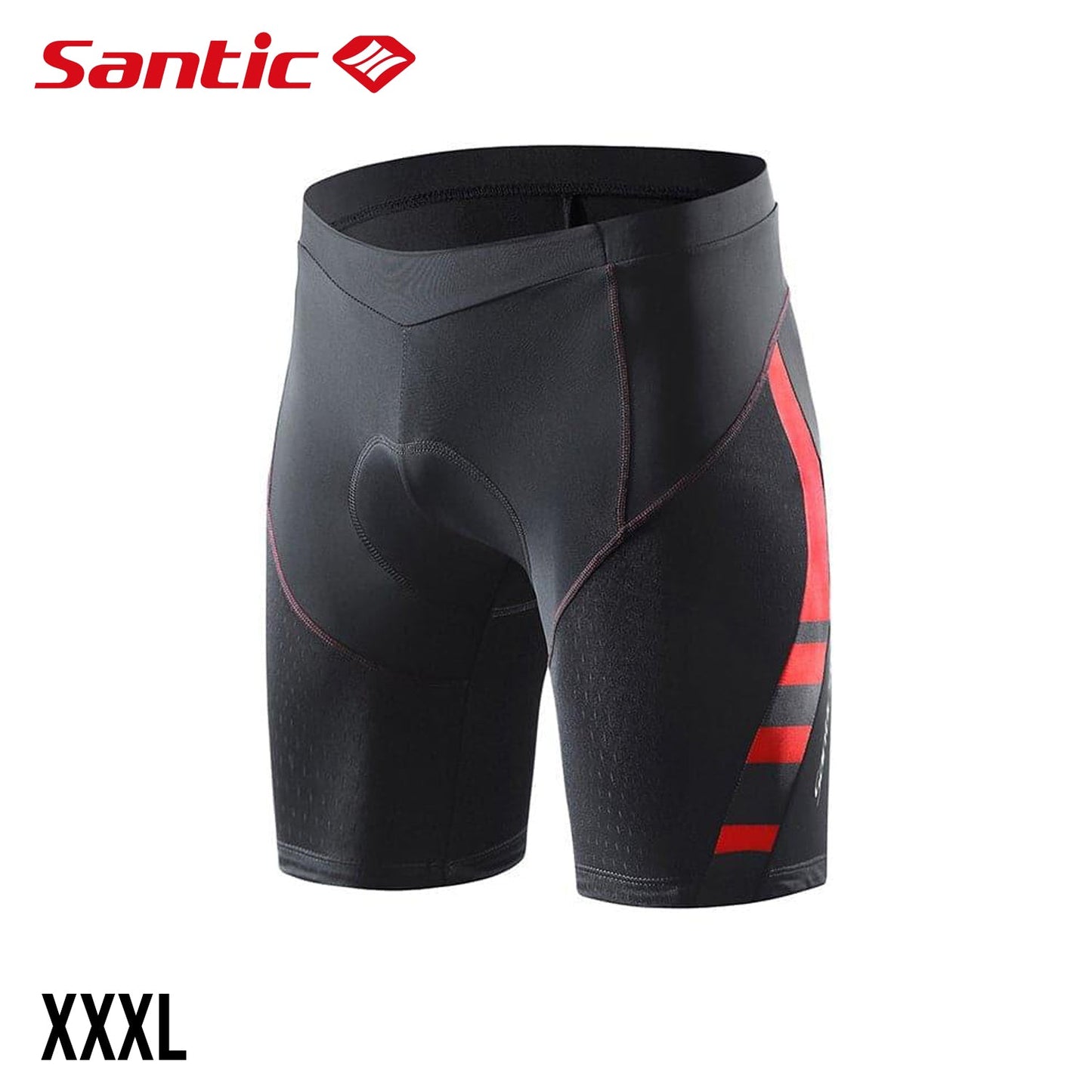 Santic Flames Men's Spring Summer Cycling Shorts - Red