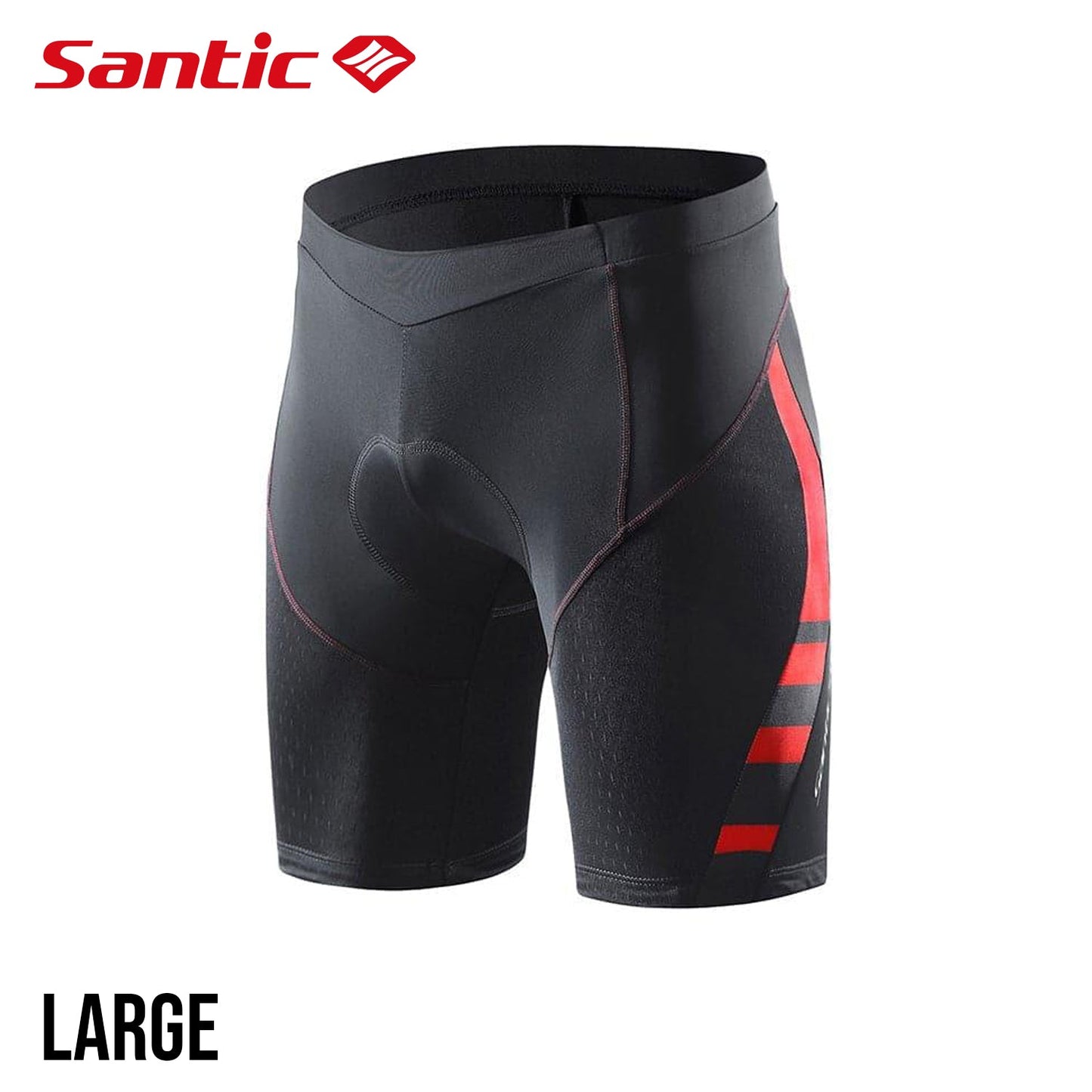 Santic Flames Men's Spring Summer Cycling Shorts - Red