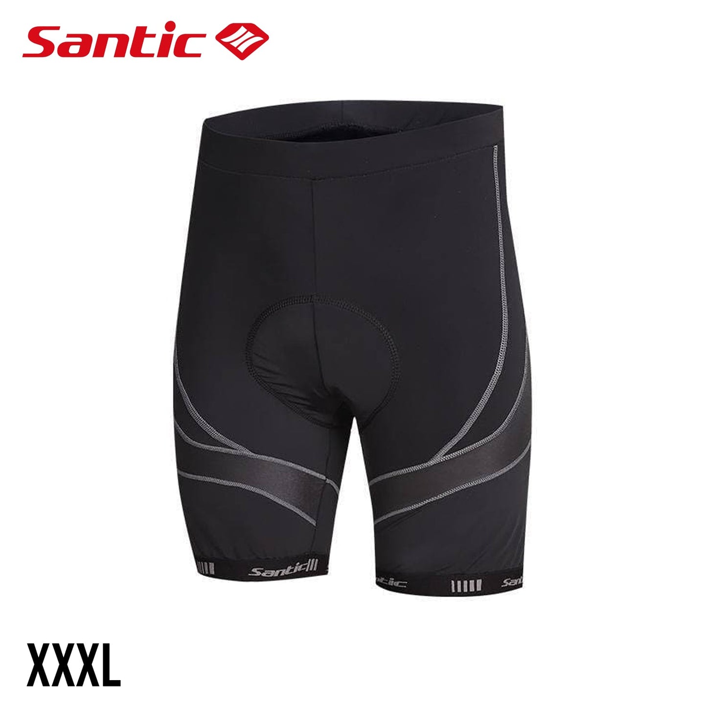 Santic Lightspeed Ⅱ Men's Spring Summer Cycling Shorts - Black