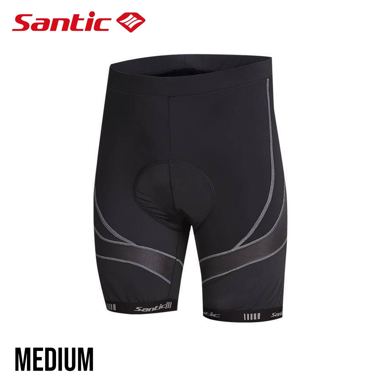 Santic Lightspeed Ⅱ Men's Spring Summer Cycling Shorts - Black