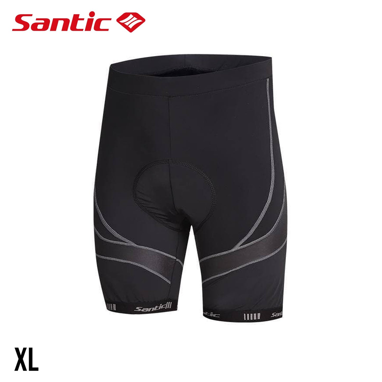 Santic Lightspeed Ⅱ Men's Spring Summer Cycling Shorts - Black