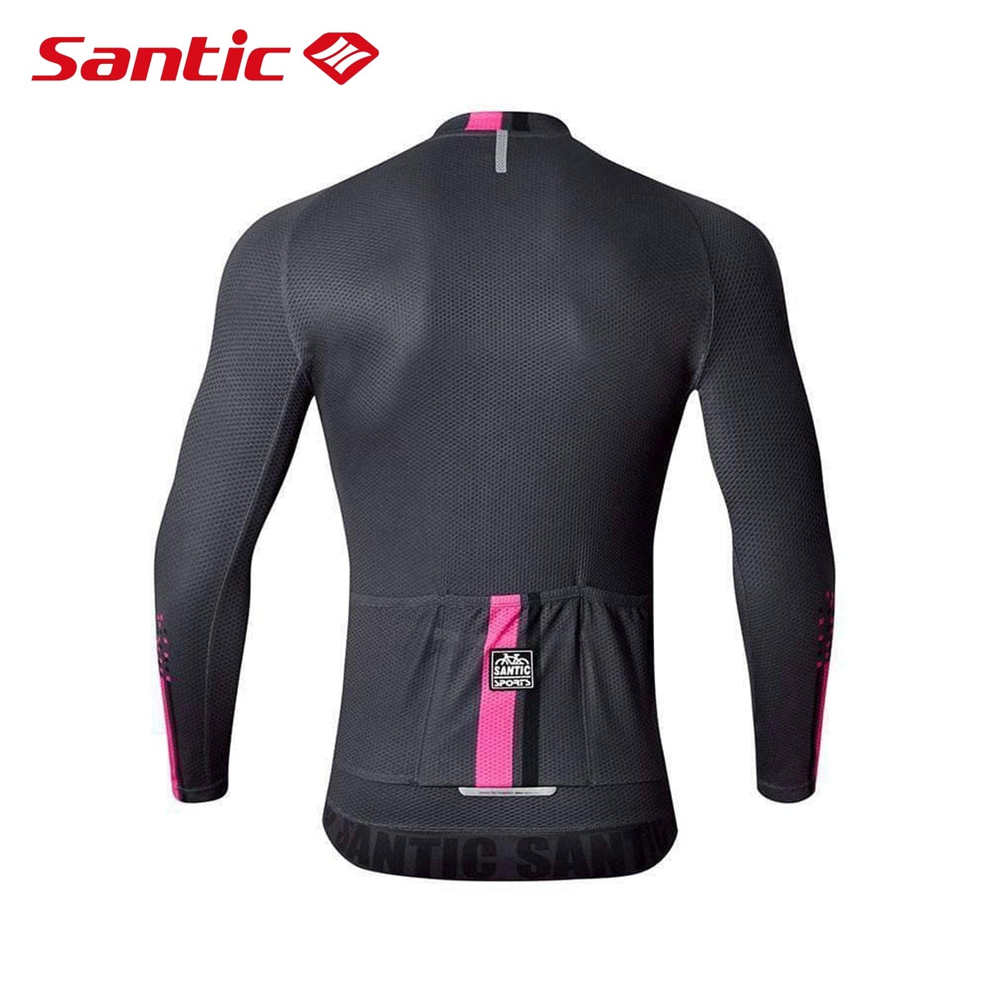 Santic Karen Ⅱ Men's Long Sleeve Spring Summer Jersey - Gray