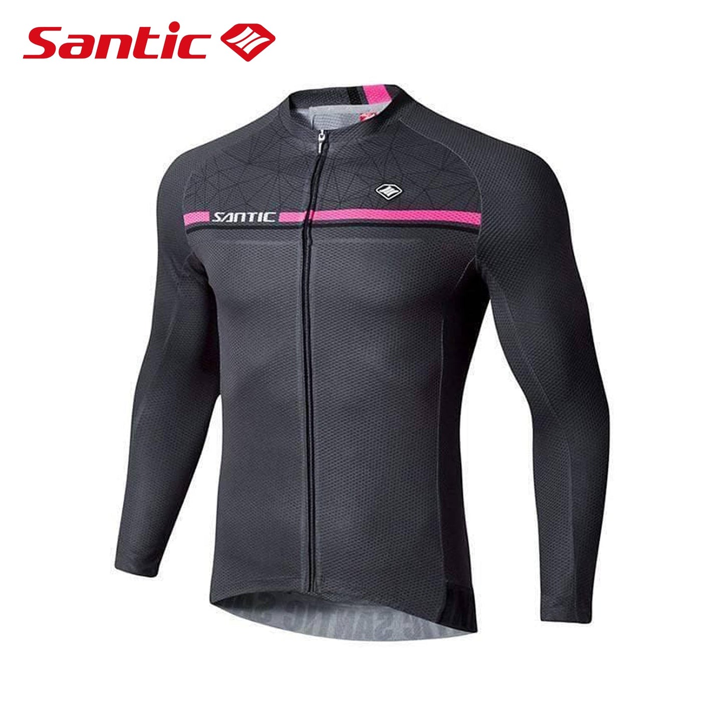 Santic Karen Ⅱ Men's Long Sleeve Spring Summer Jersey - Gray