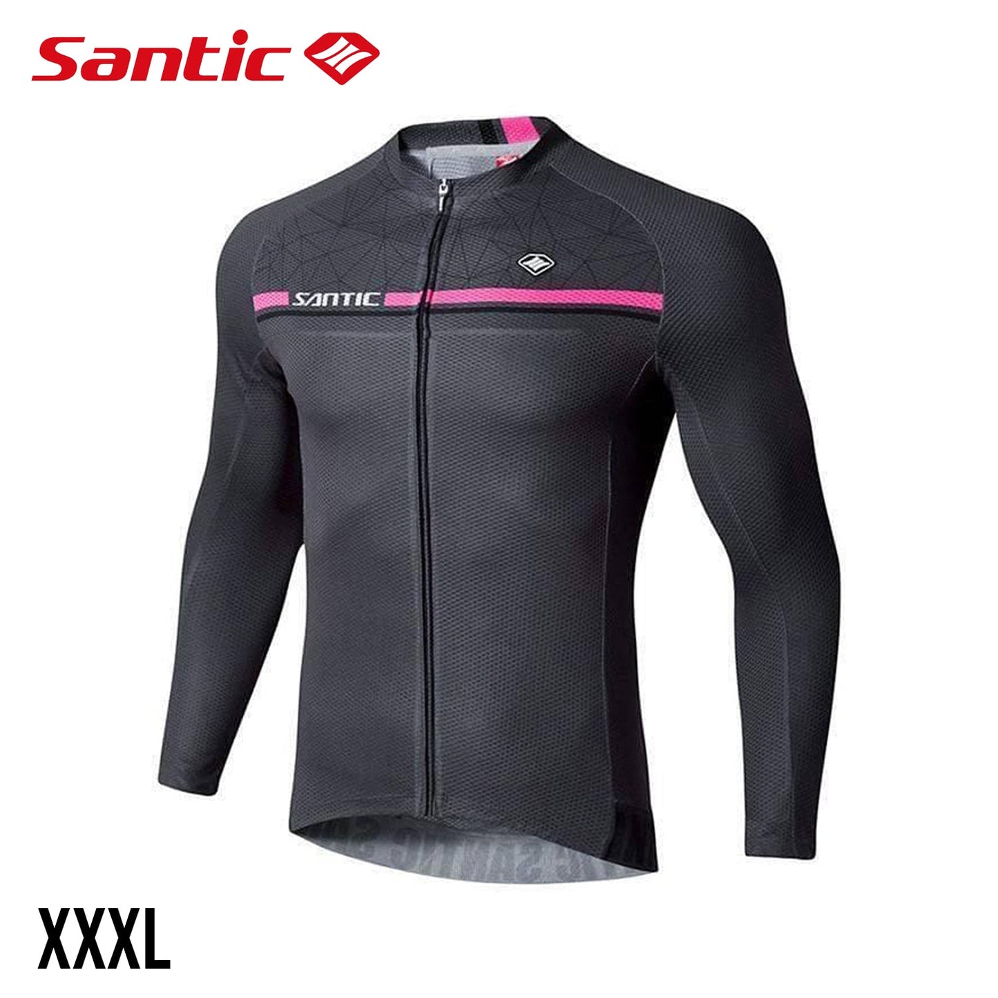 Santic Karen Ⅱ Men's Long Sleeve Spring Summer Jersey - Gray