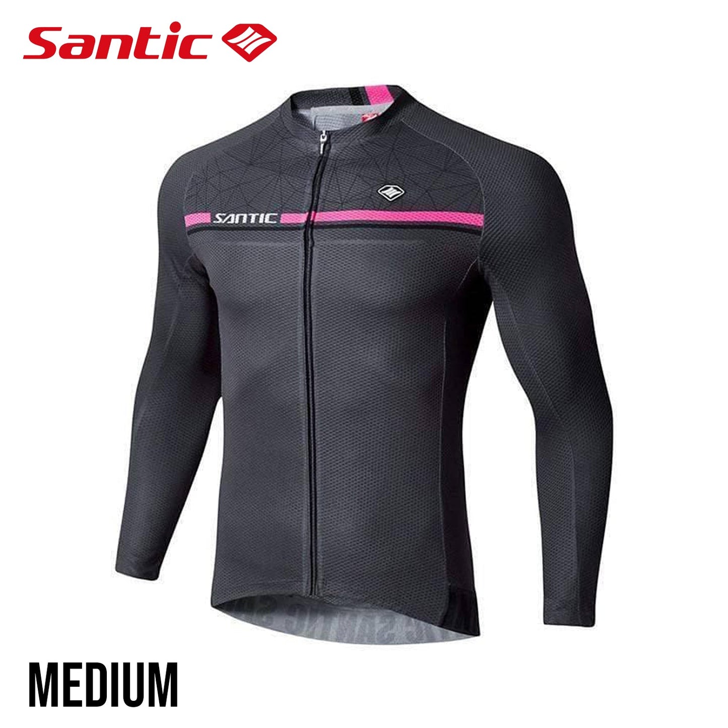 Santic Karen Ⅱ Men's Long Sleeve Spring Summer Jersey - Gray