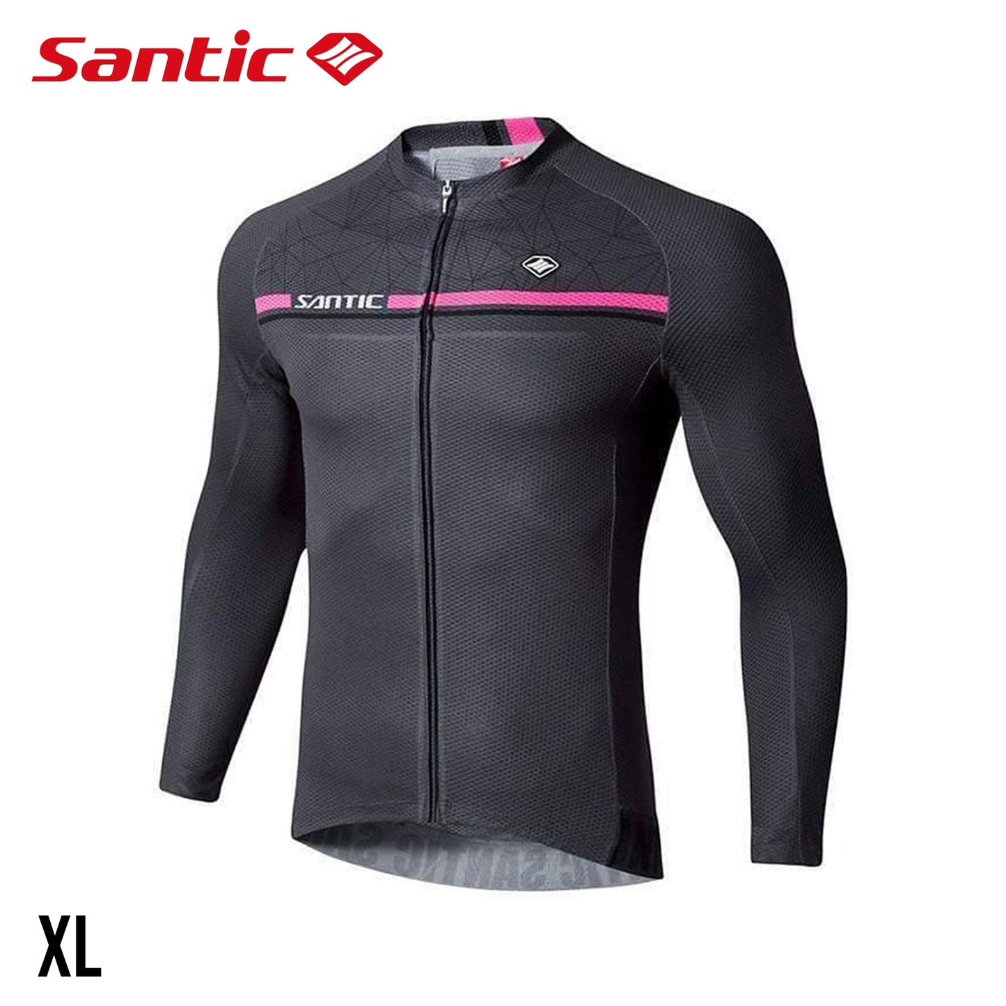 Santic Karen Ⅱ Men's Long Sleeve Spring Summer Jersey - Gray