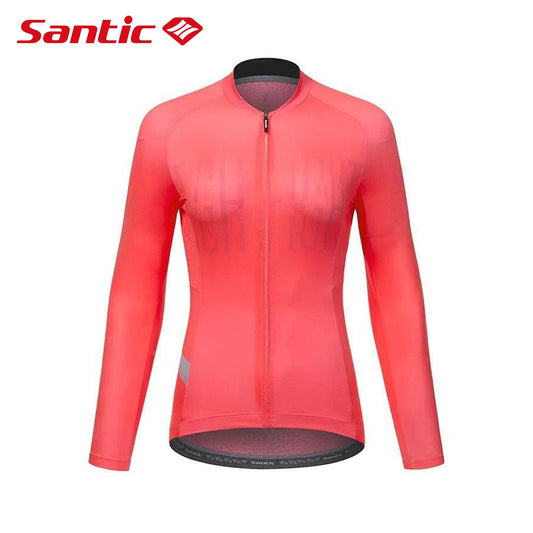 Santic Lizi Women's Long Sleeve Summer Jersey - Pink